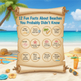 🌊 12 Fun Facts About Beaches You Probably Didn’t Know
